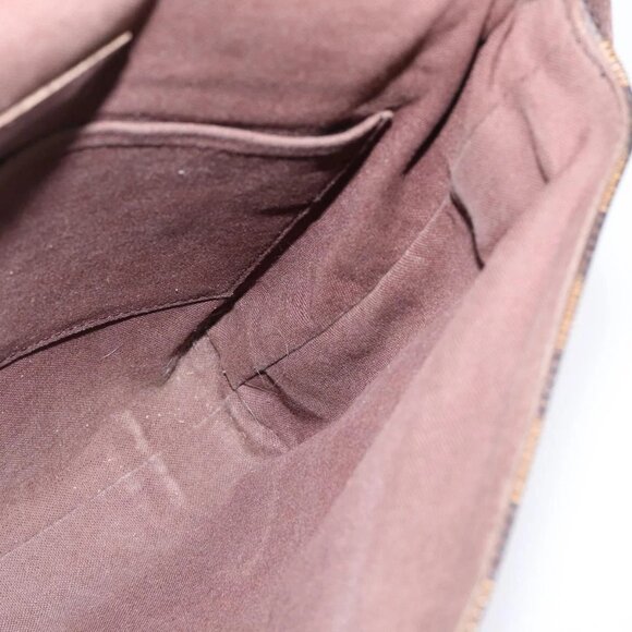 LOUIS VUITTON Damier Ebene Brooklyn PM Shoulder Bag N51210 LV Auth BA5619 - Picture 11 of 16